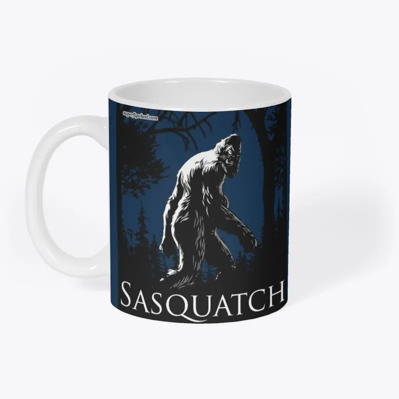 Sasquatch in moonlight